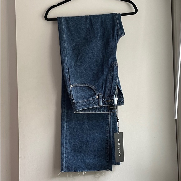 🆕 White Fox Boutique Blue Vintage Denim Women's Jeans Size Large New With Tags - Picture 5 of 8
